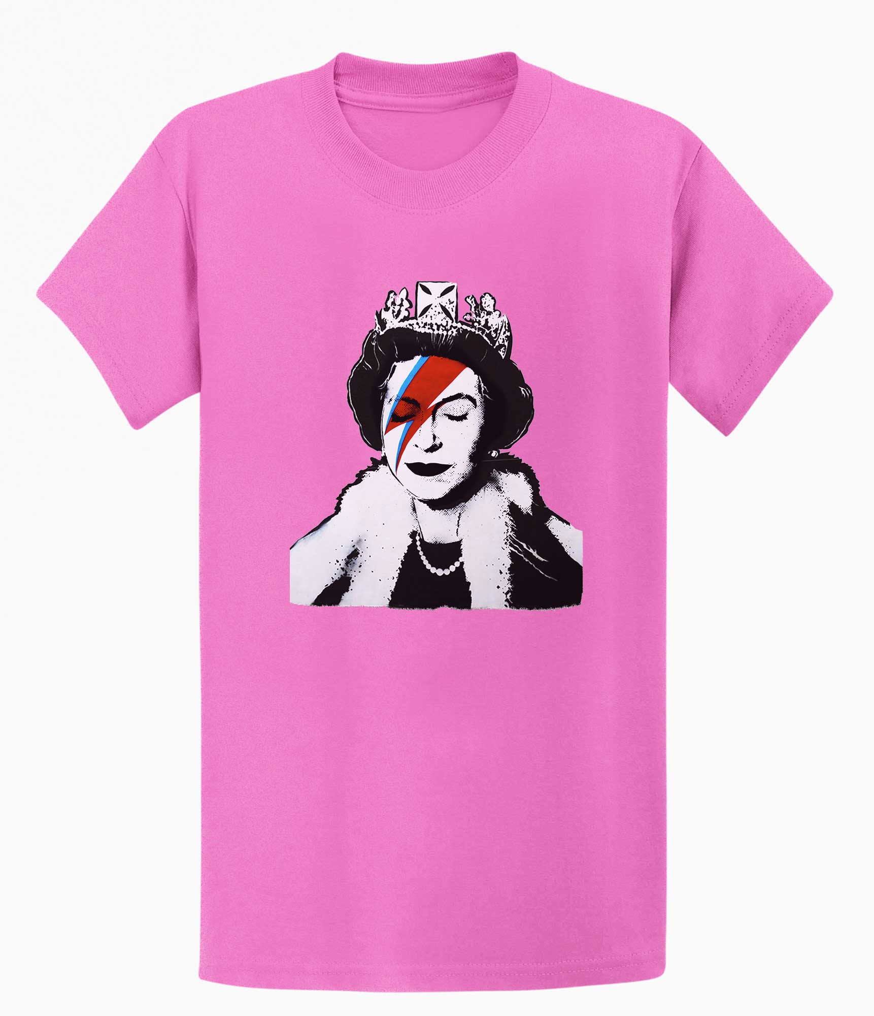 Image of Banksy Unisex T-Shirt - Queen Elizabeth Banksy-Apparel