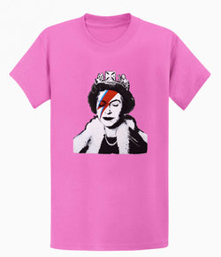 Image of Banksy Unisex T-Shirt - Queen Elizabeth