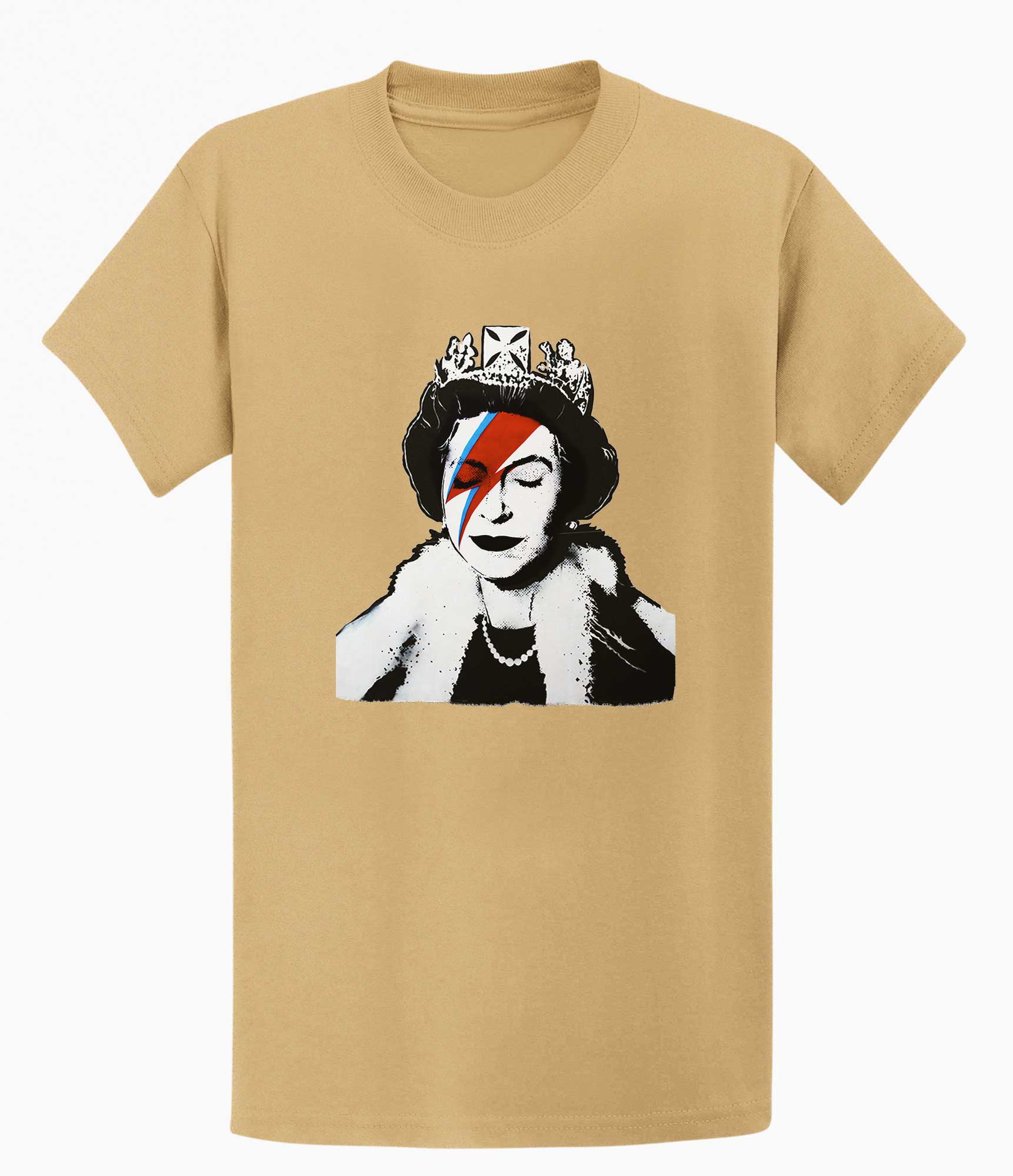 Image of Banksy Unisex T-Shirt - Queen Elizabeth Banksy-Apparel