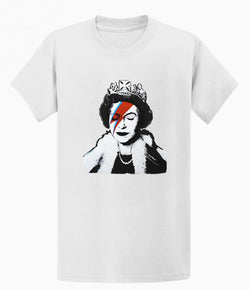 Image of Banksy Unisex T-Shirt - Queen Elizabeth