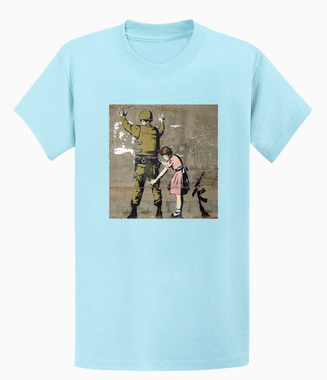 Banksy T-shirt - Girl and a Soldier