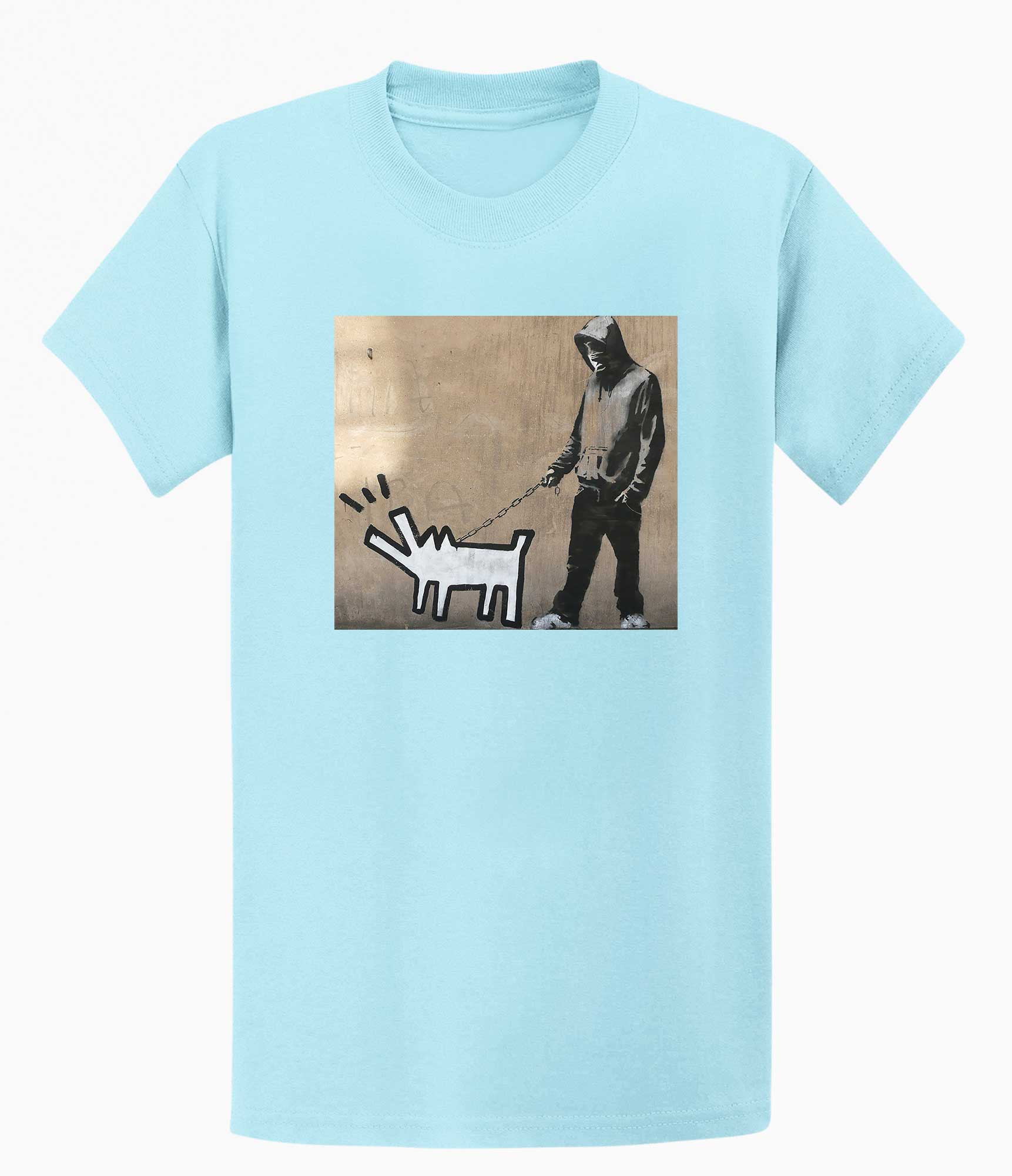 Image of Banksy T-shirt - Dog Walker Banksy-Apparel