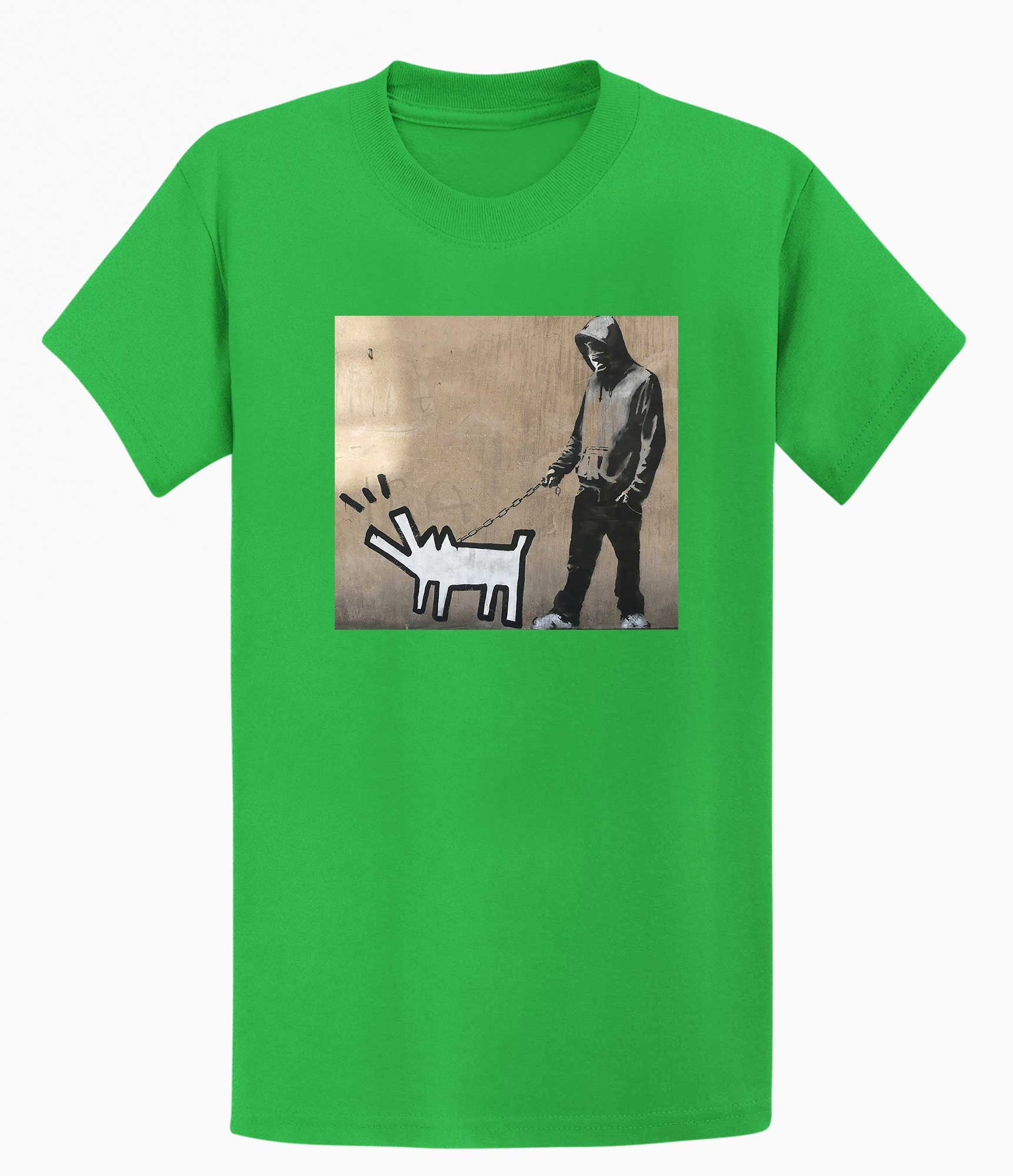 Image of Banksy T-shirt - Dog Walker Banksy-Apparel