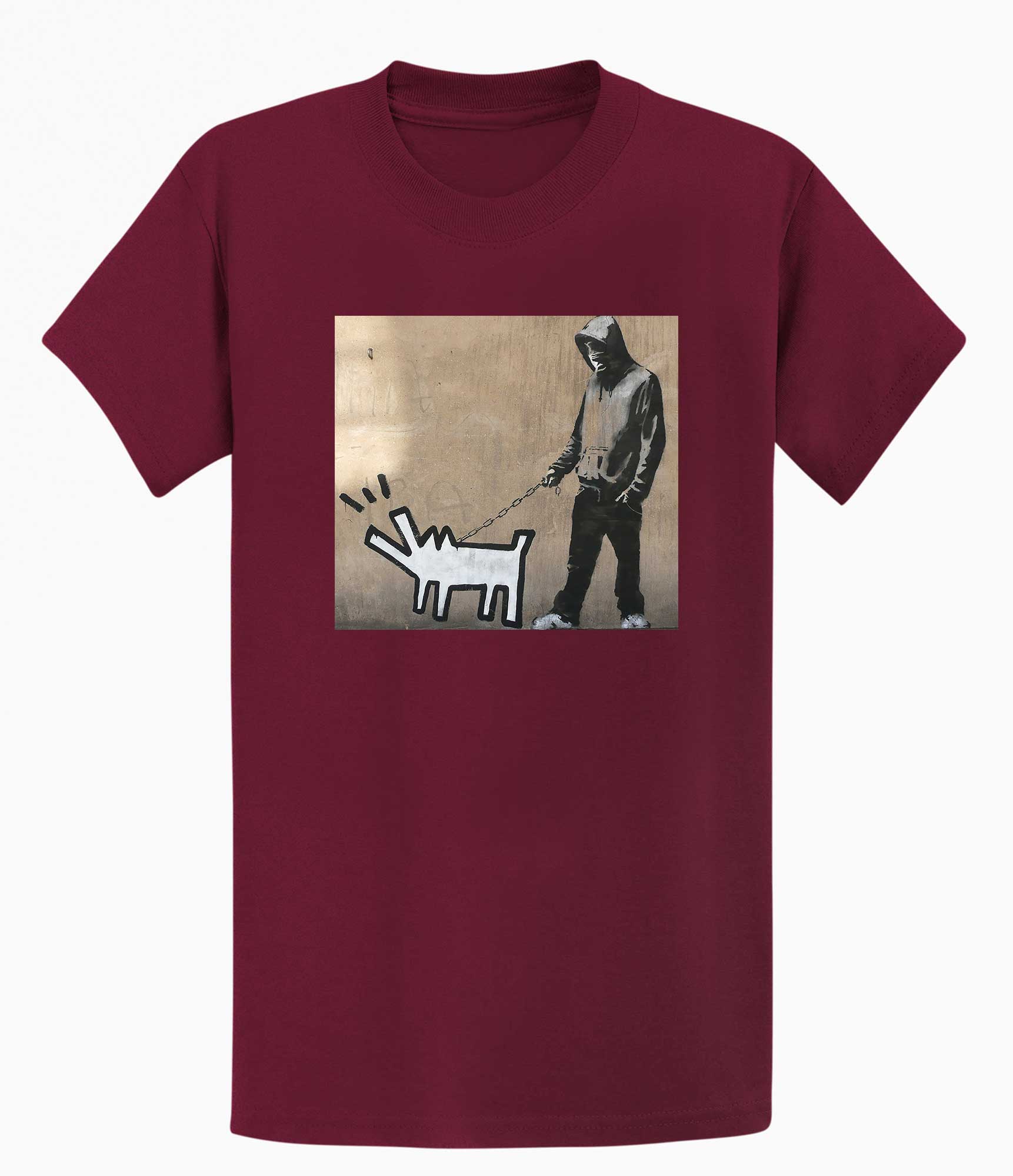 Image of Banksy T-shirt - Dog Walker Banksy-Apparel