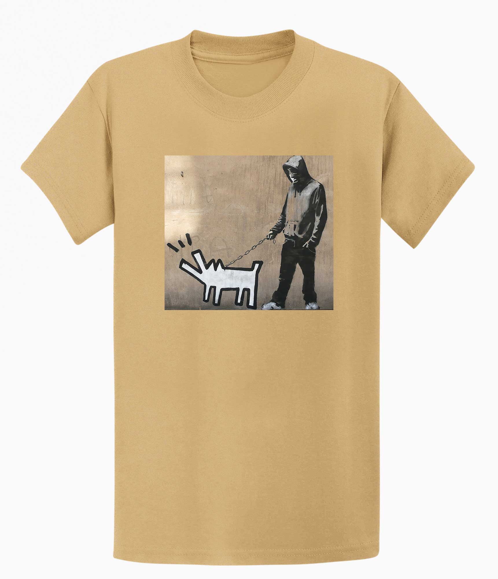 Image of Banksy T-shirt - Dog Walker Banksy-Apparel