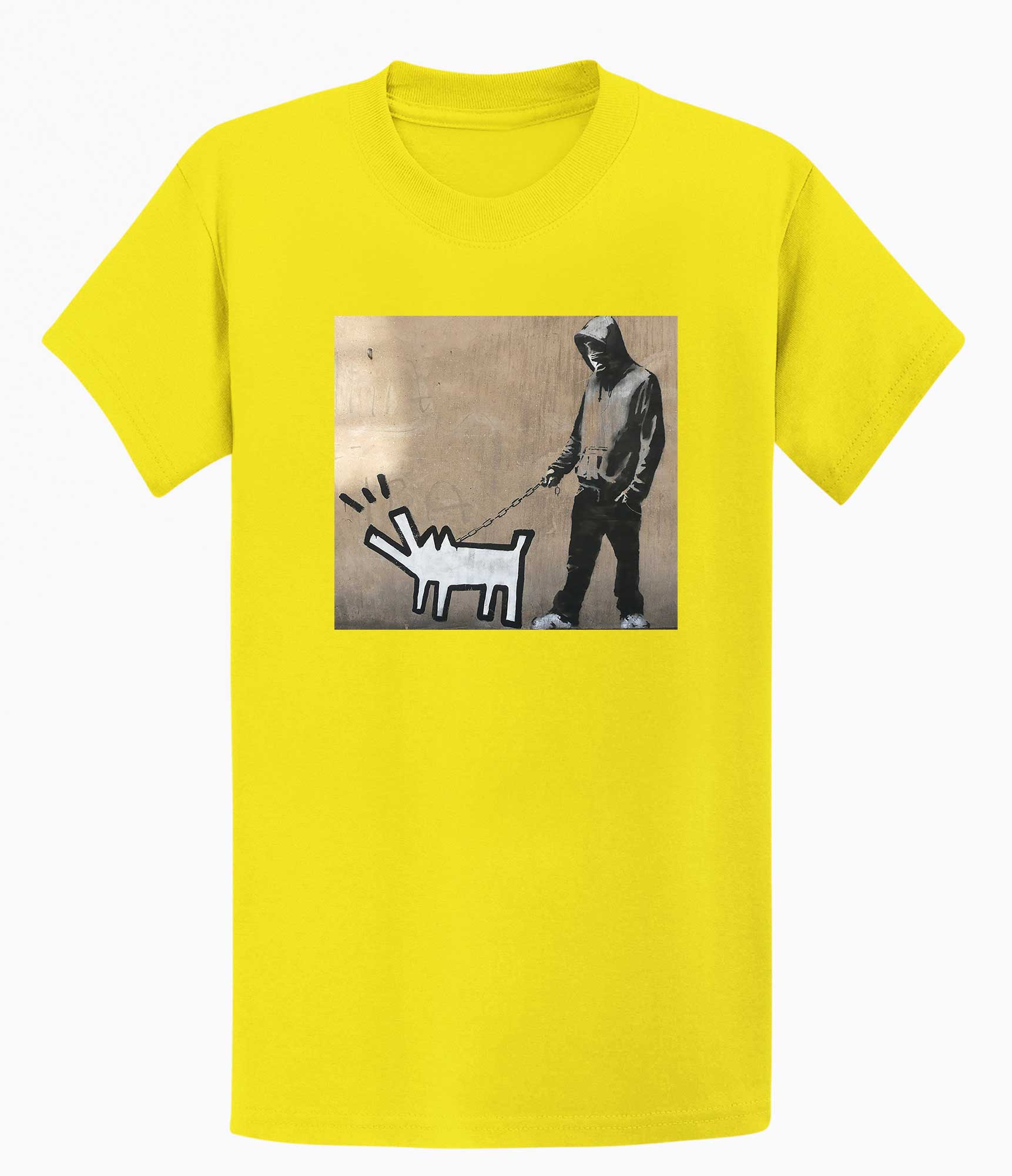 Image of Banksy T-shirt - Dog Walker Banksy-Apparel