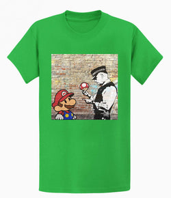 Image of Banksy Unisex T-shirt - Super Mario