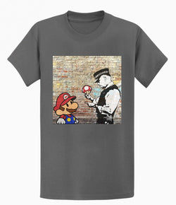 Image of Banksy Unisex T-shirt - Super Mario