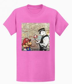 Image of Banksy Unisex T-shirt - Super Mario