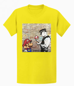 Image of Banksy Unisex T-shirt - Super Mario
