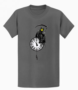 Image of Banksy Unisex T-shirt  - Grim Reaper