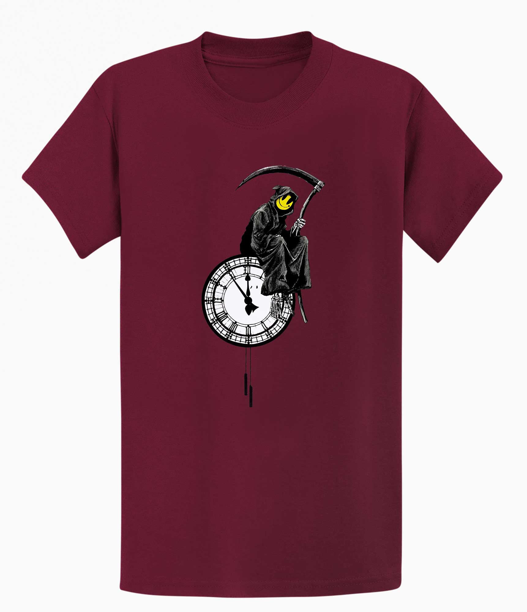 Image of Banksy Unisex T-shirt  - Grim Reaper Banksy-Apparel