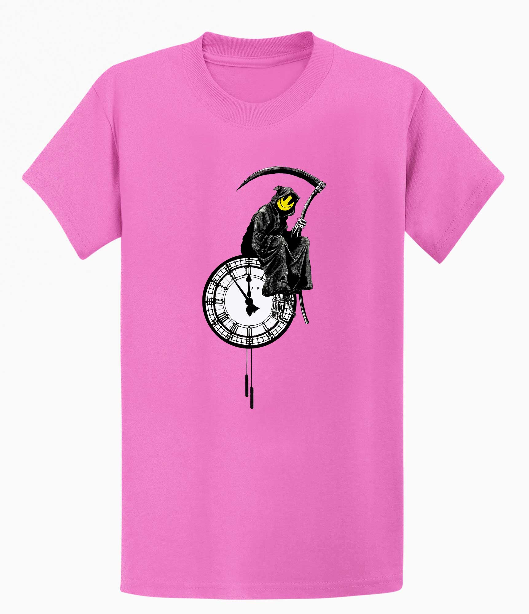 Image of Banksy Unisex T-shirt  - Grim Reaper Banksy-Apparel