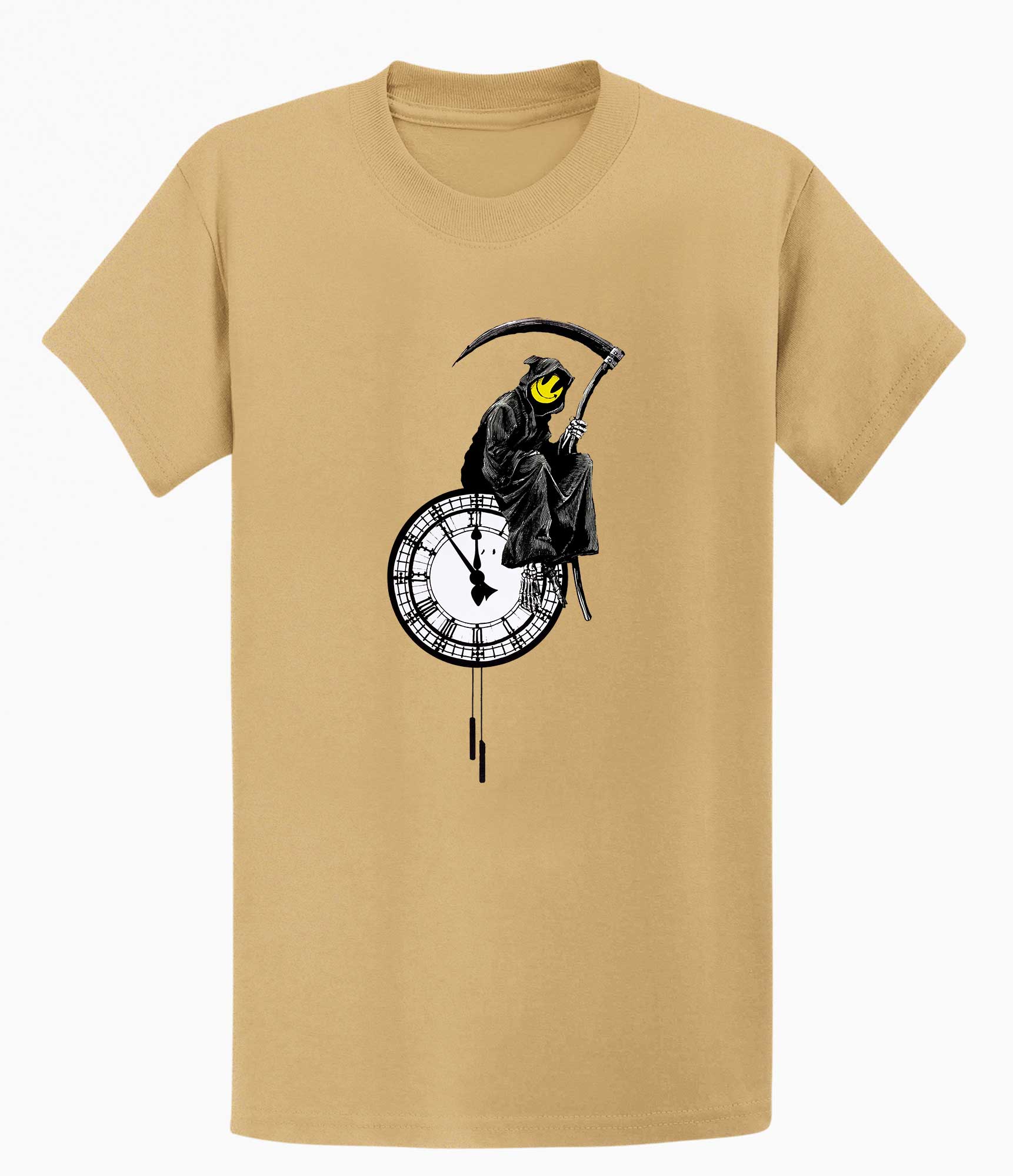 Image of Banksy Unisex T-shirt  - Grim Reaper Banksy-Apparel