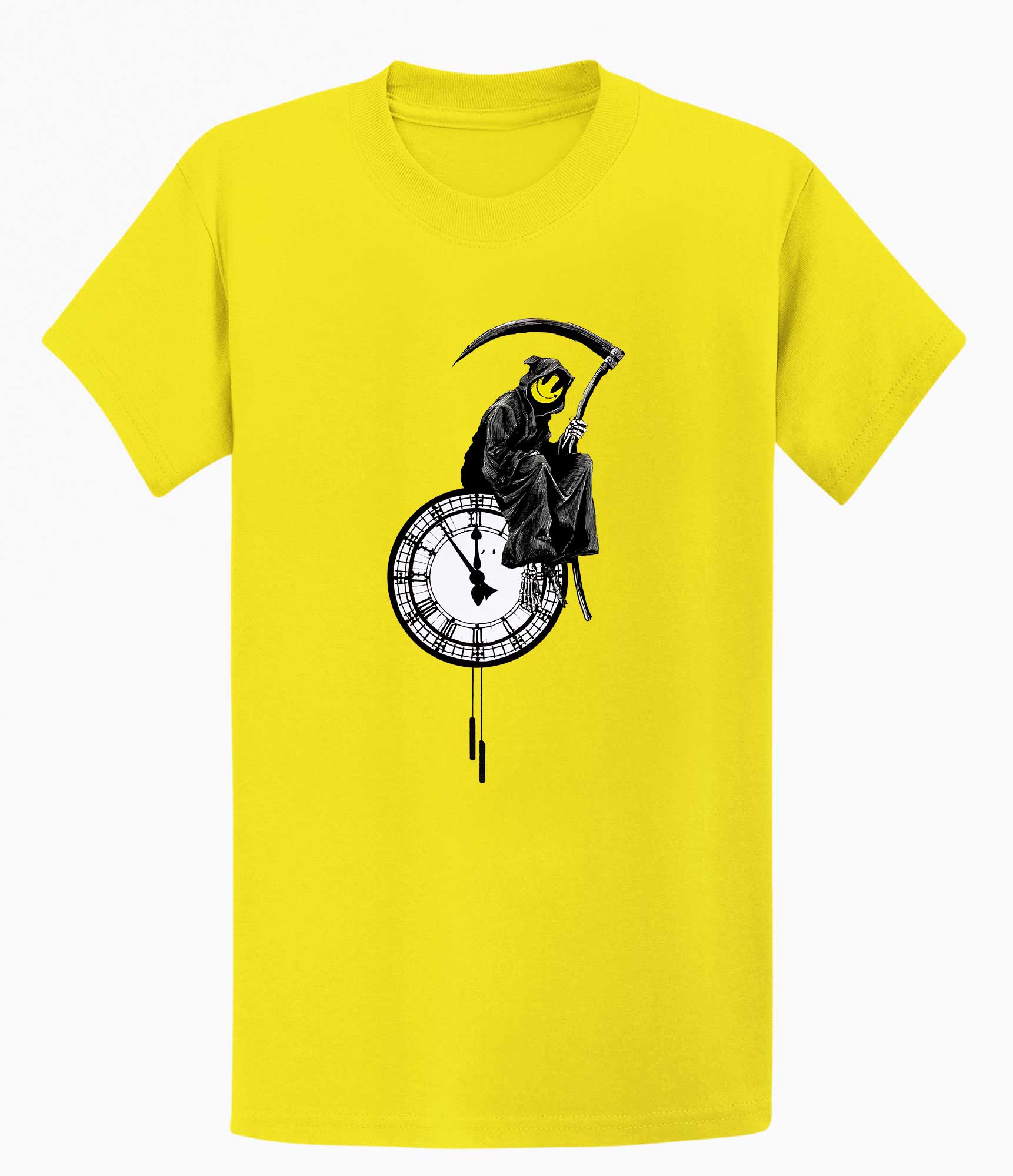 Image of Banksy Unisex T-shirt  - Grim Reaper Banksy-Apparel