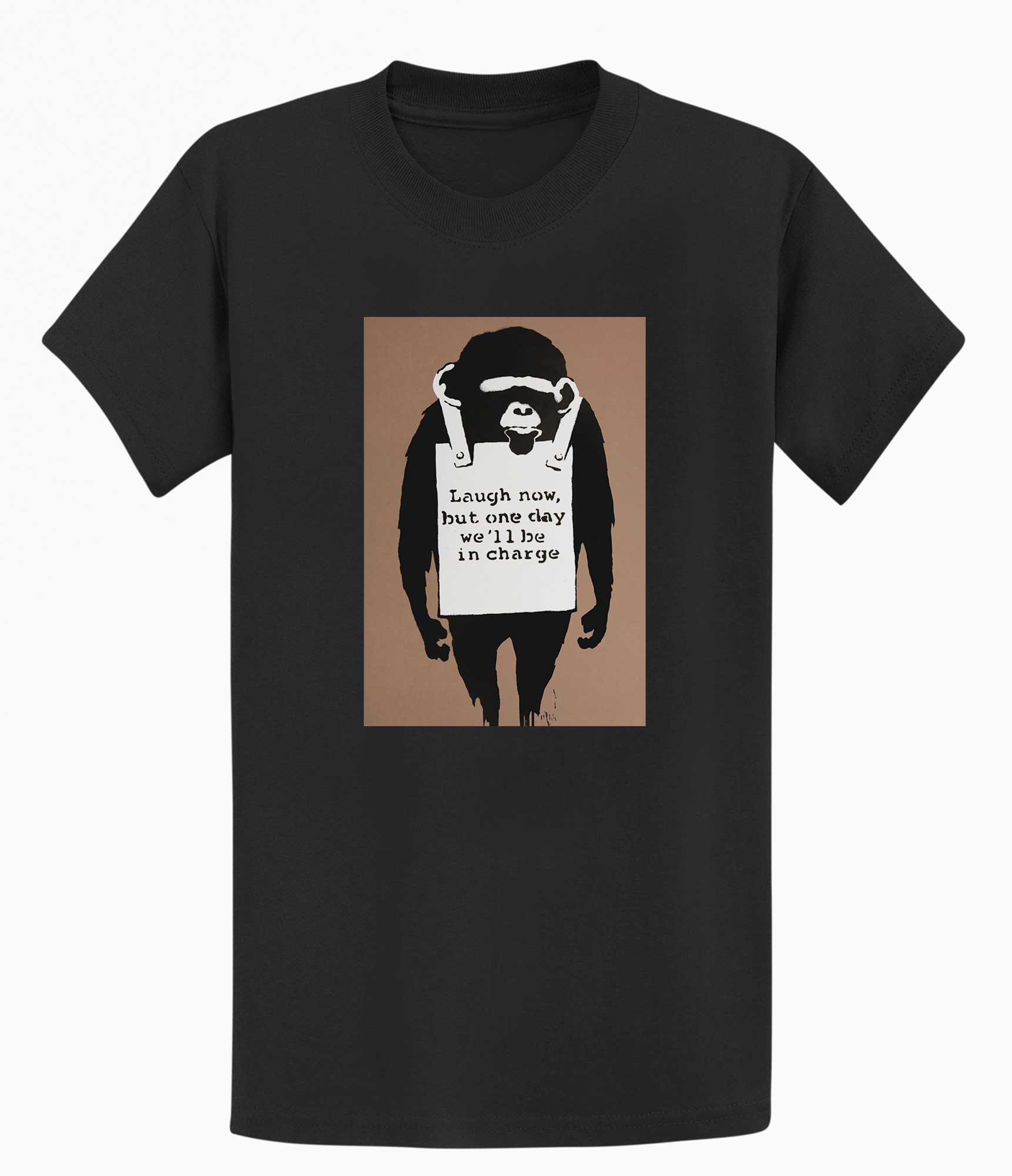 Banksy T-shirt - Laugh Now