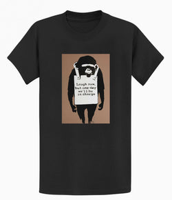 Image of Banksy T-shirt - Laugh Now
