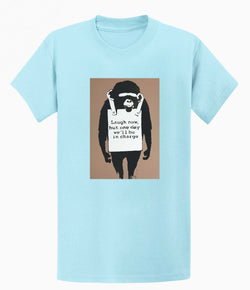 Image of Banksy T-shirt - Laugh Now