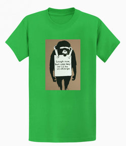 Image of Banksy T-shirt - Laugh Now