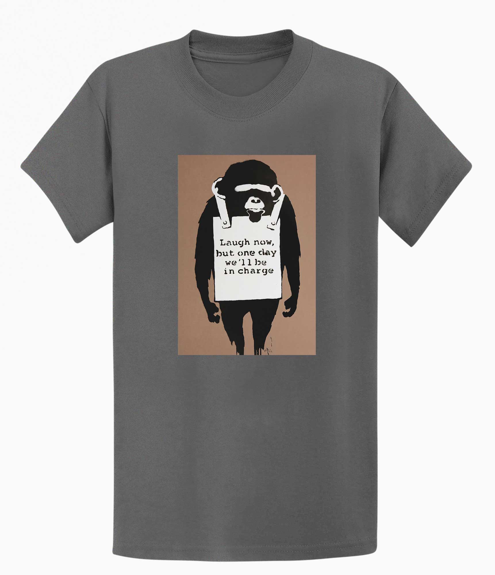 Image of Banksy T-shirt - Laugh Now Banksy-Apparel