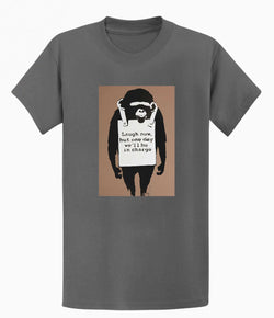Image of Banksy T-shirt - Laugh Now