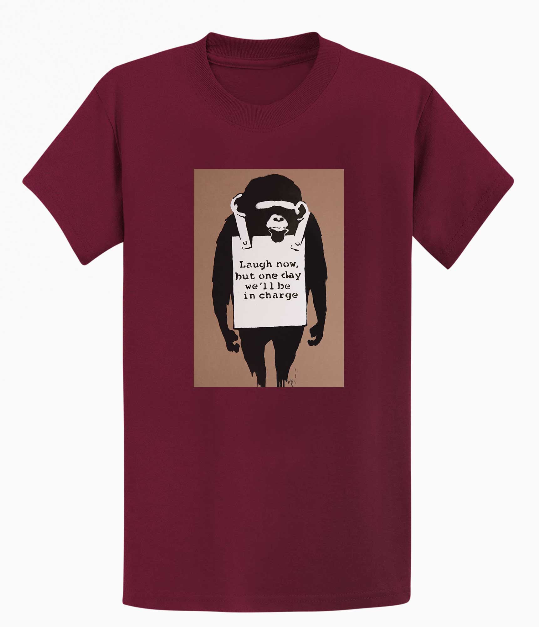 Image of Banksy T-shirt - Laugh Now Banksy-Apparel