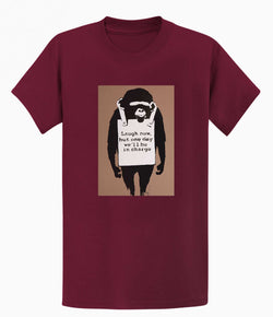 Image of Banksy T-shirt - Laugh Now
