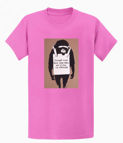 Image of Banksy T-shirt - Laugh Now