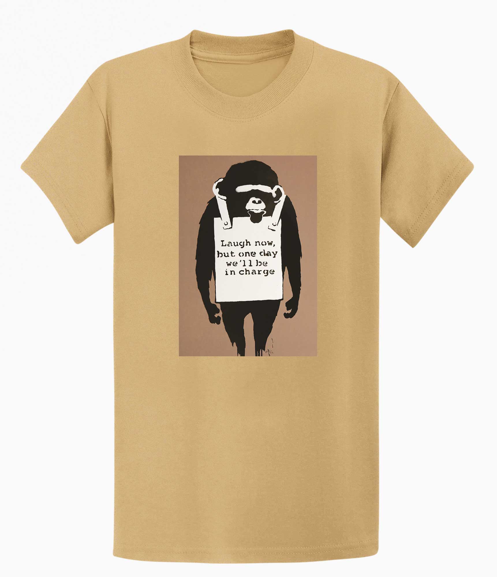 Image of Banksy T-shirt - Laugh Now Banksy-Apparel