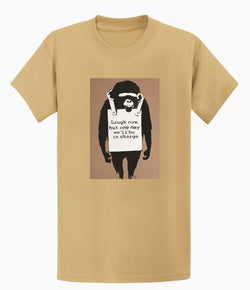 Image of Banksy T-shirt - Laugh Now