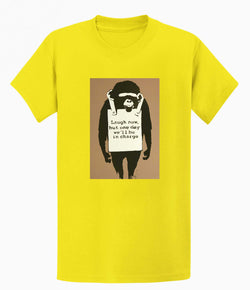 Image of Banksy T-shirt - Laugh Now