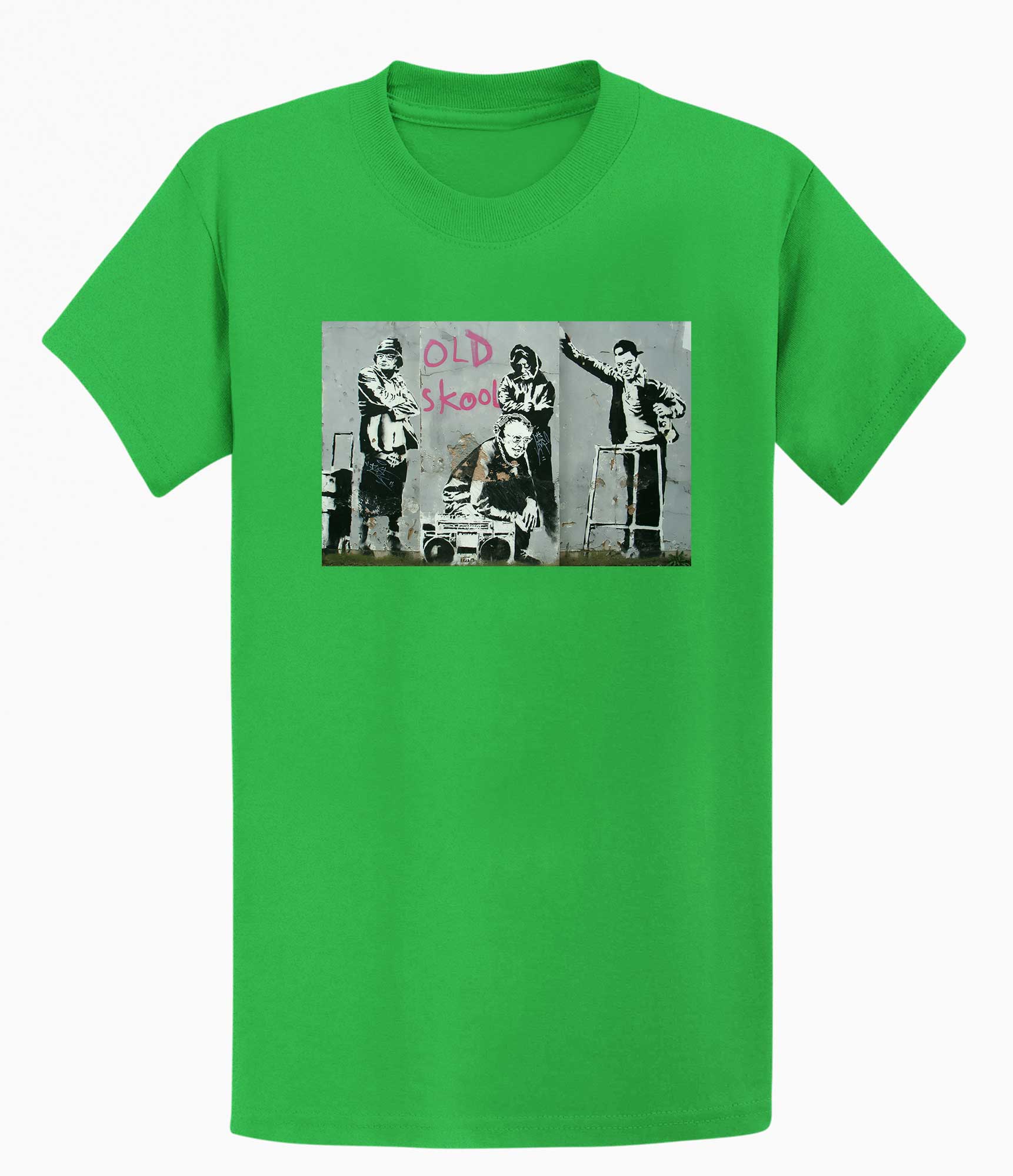 Image of Banksy Unisex T-Shirt - Old Skool Banksy-Apparel