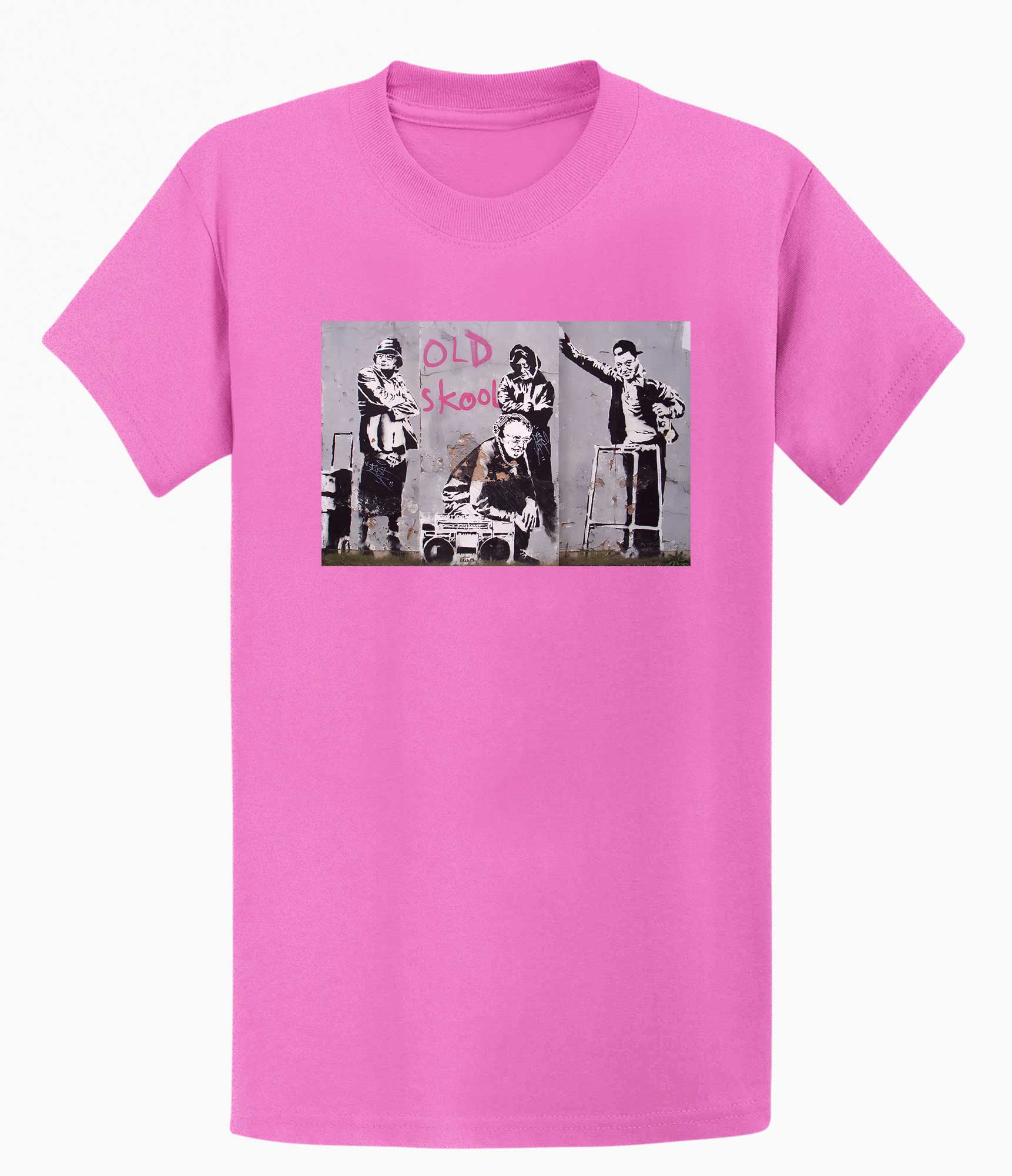 Image of Banksy Unisex T-Shirt - Old Skool Banksy-Apparel