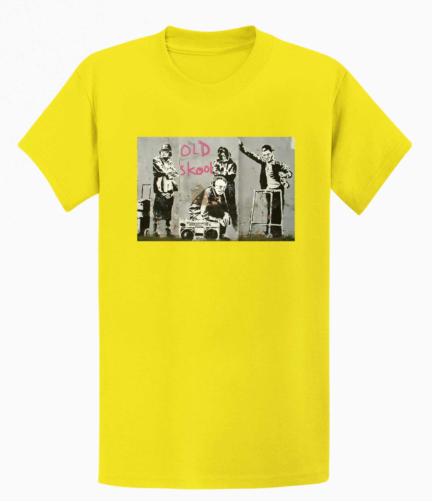 Image of Banksy Unisex T-Shirt - Old Skool Banksy-Apparel