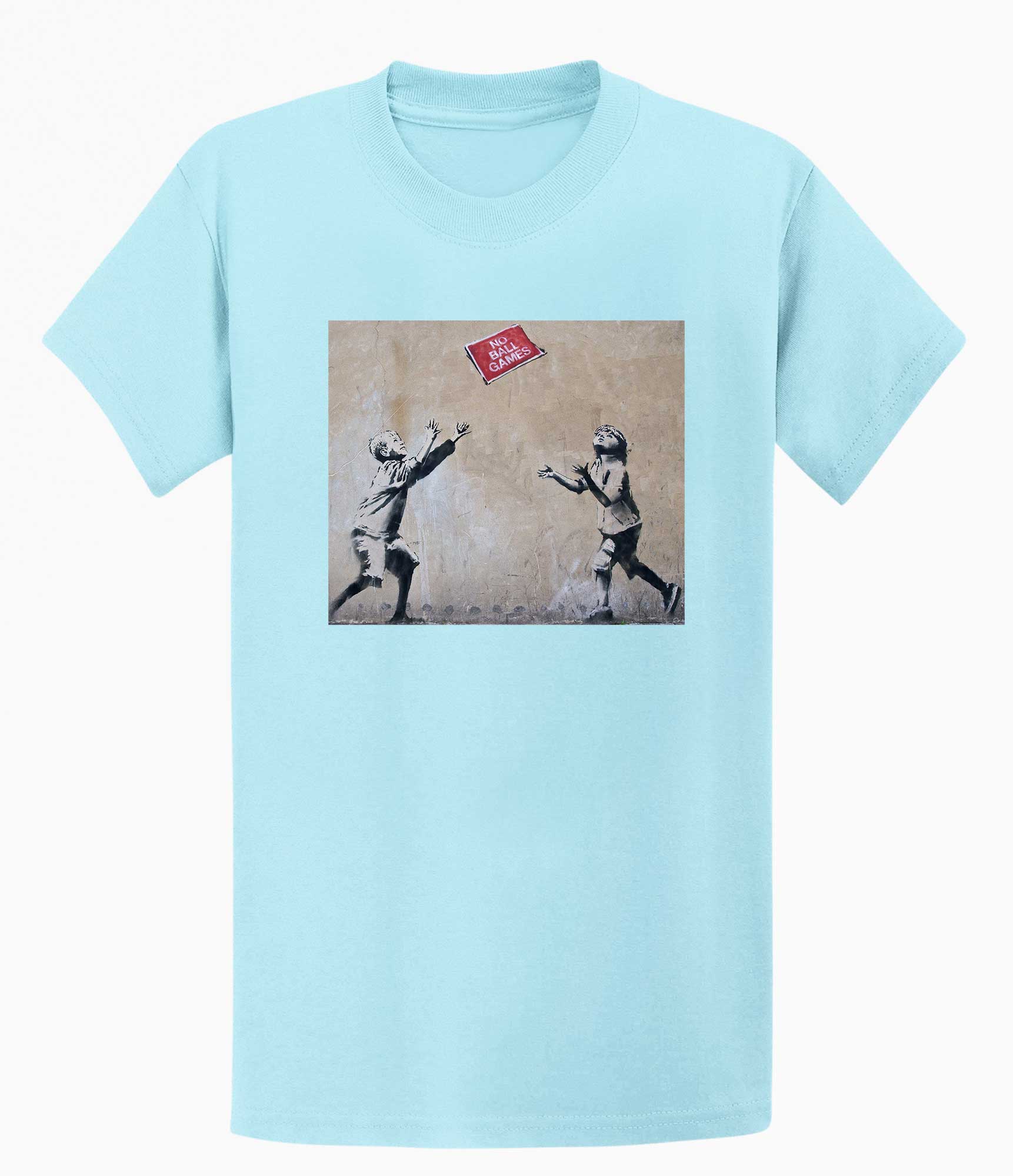 Image of Banksy Unisex T-shirt  - No Ball Games Banksy-Apparel