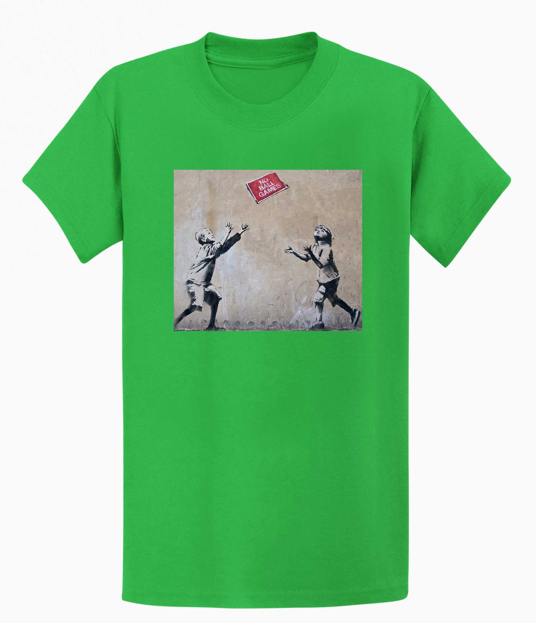 Image of Banksy Unisex T-shirt  - No Ball Games Banksy-Apparel