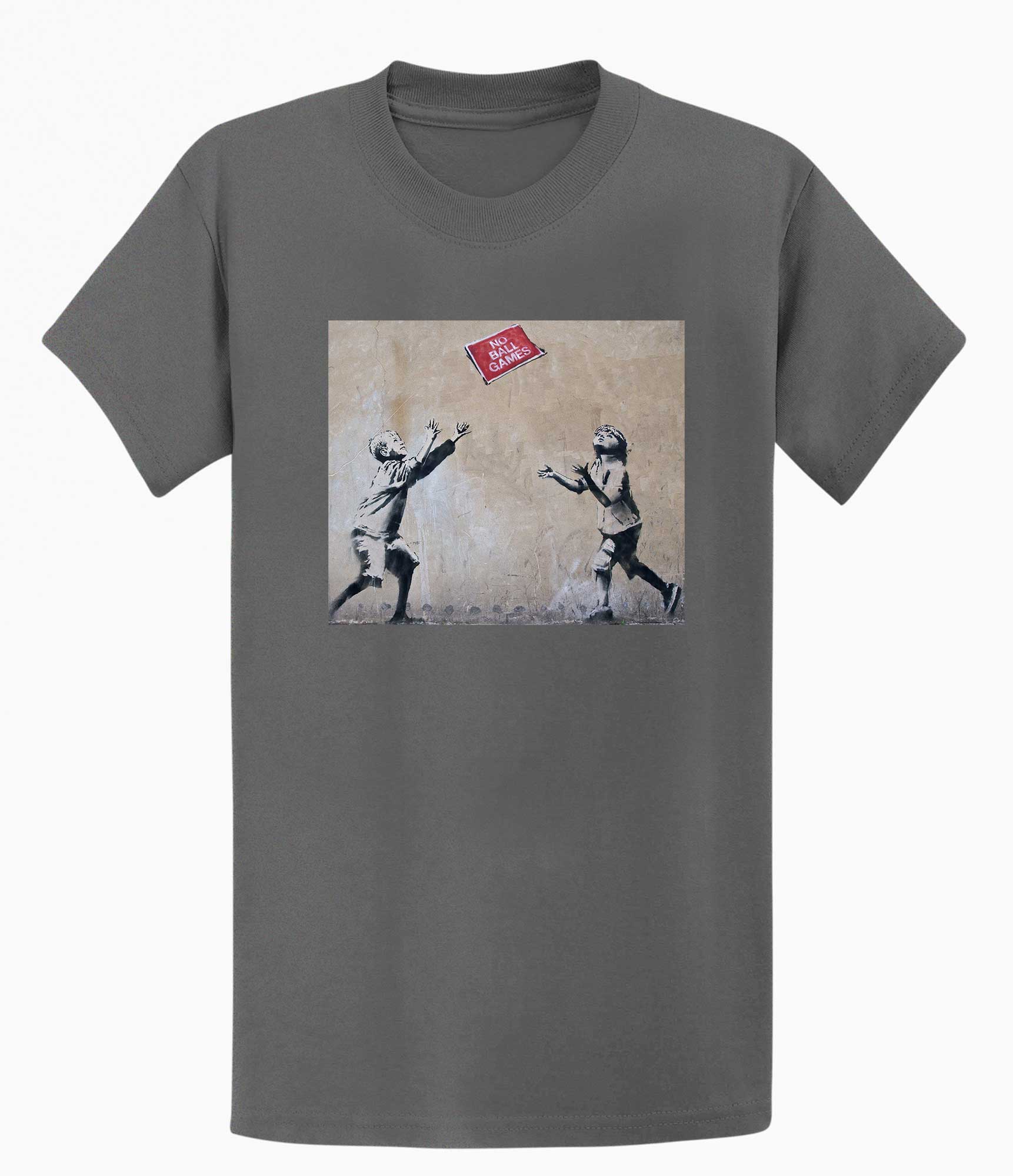 Image of Banksy Unisex T-shirt  - No Ball Games Banksy-Apparel