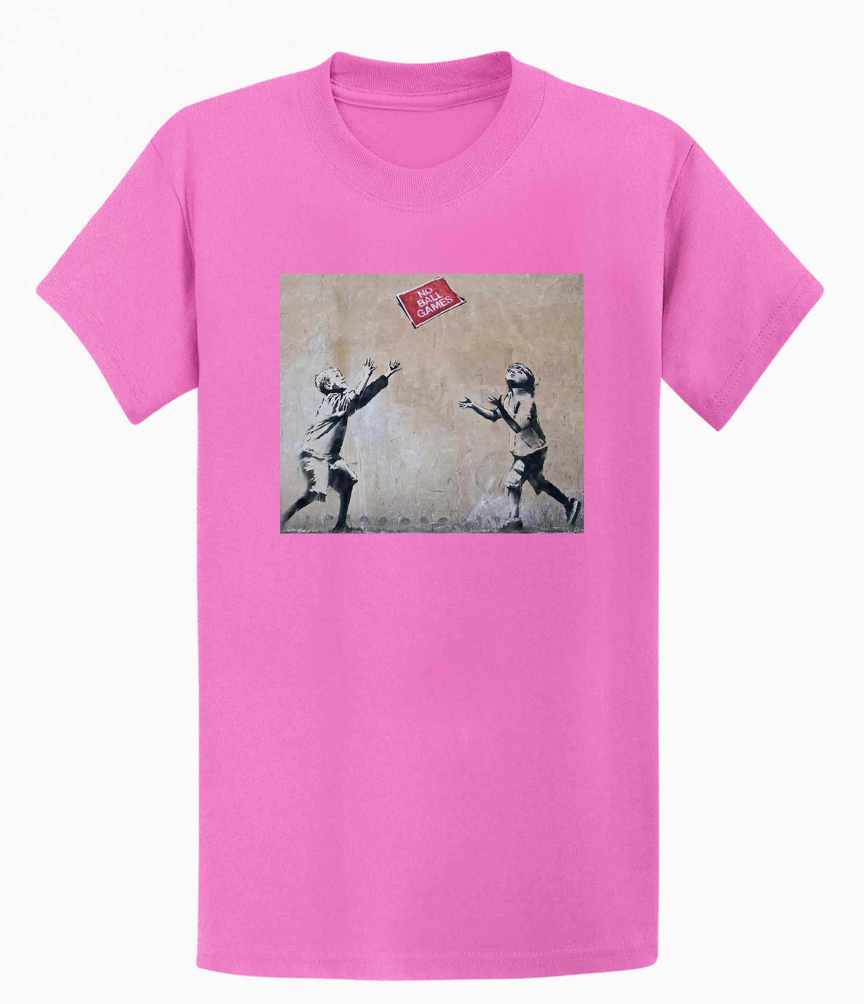 Image of Banksy Unisex T-shirt  - No Ball Games Banksy-Apparel