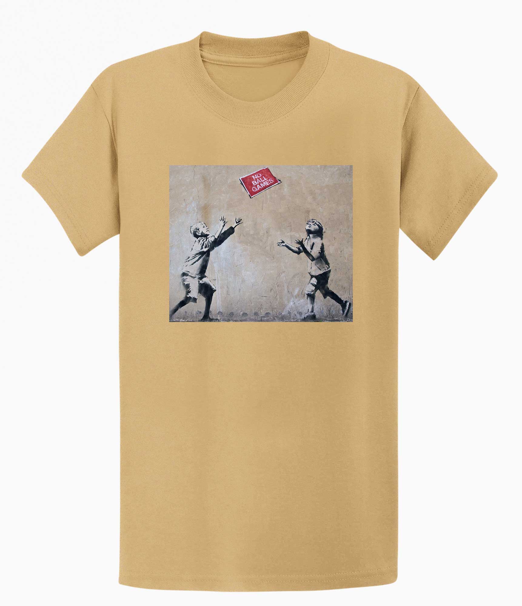 Image of Banksy Unisex T-shirt  - No Ball Games Banksy-Apparel