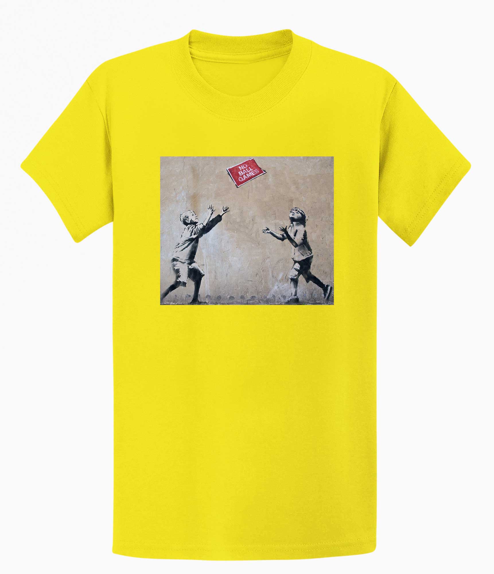 Image of Banksy Unisex T-shirt  - No Ball Games Banksy-Apparel