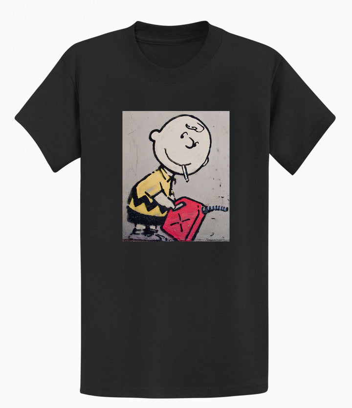 Banksy Unisex T-shirt  - Charlie Brown