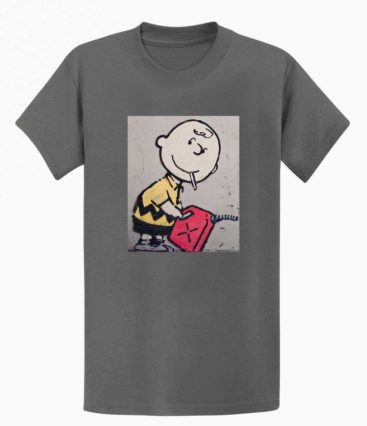 Banksy Unisex T-shirt  - Charlie Brown