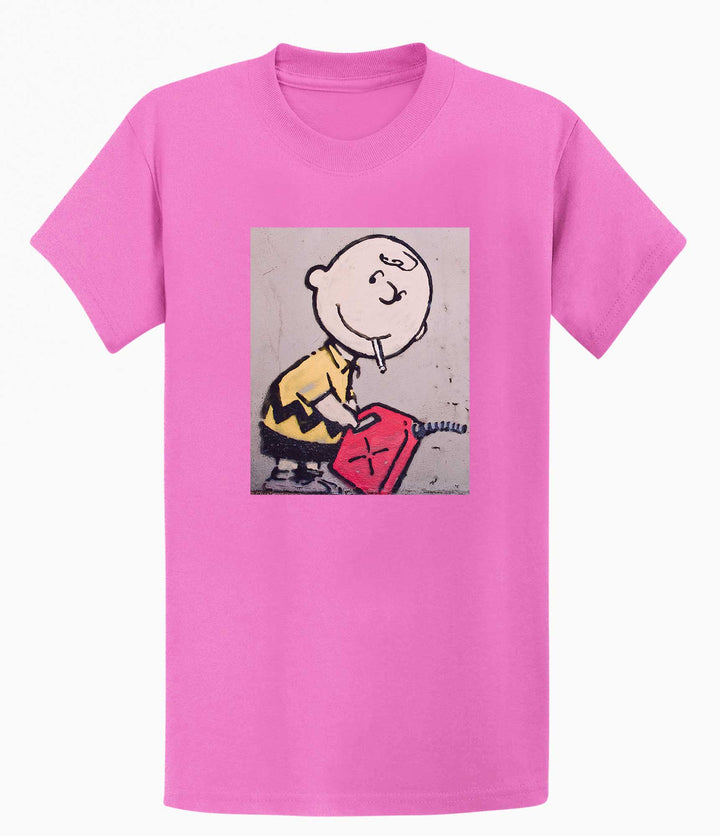 Banksy Unisex T-shirt  - Charlie Brown