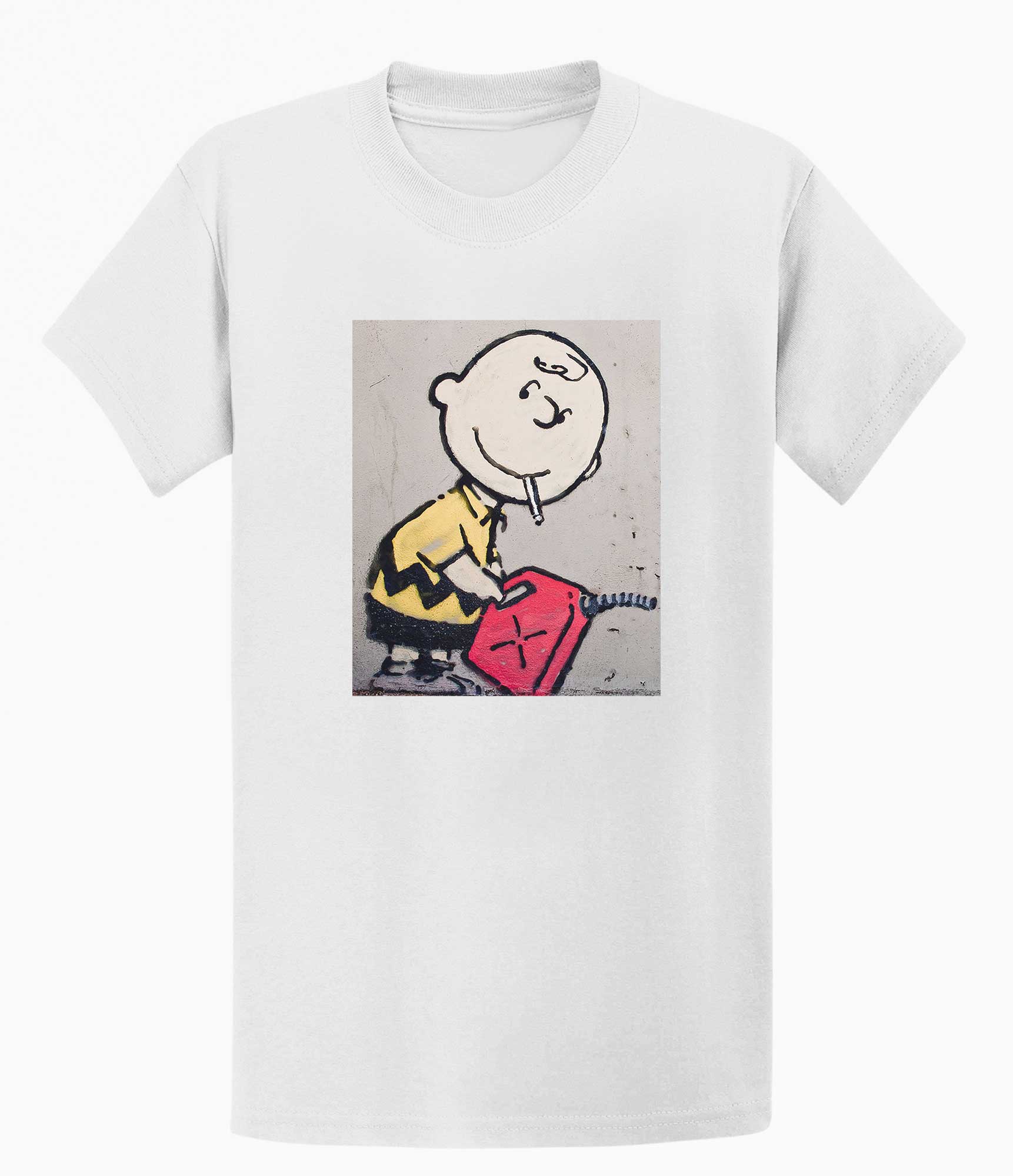 Image of Banksy Unisex T-shirt  - Charlie Brown Banksy-Apparel