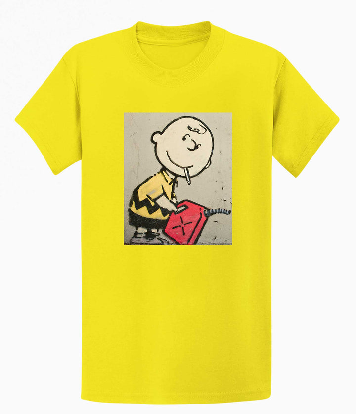 Banksy Unisex T-shirt  - Charlie Brown