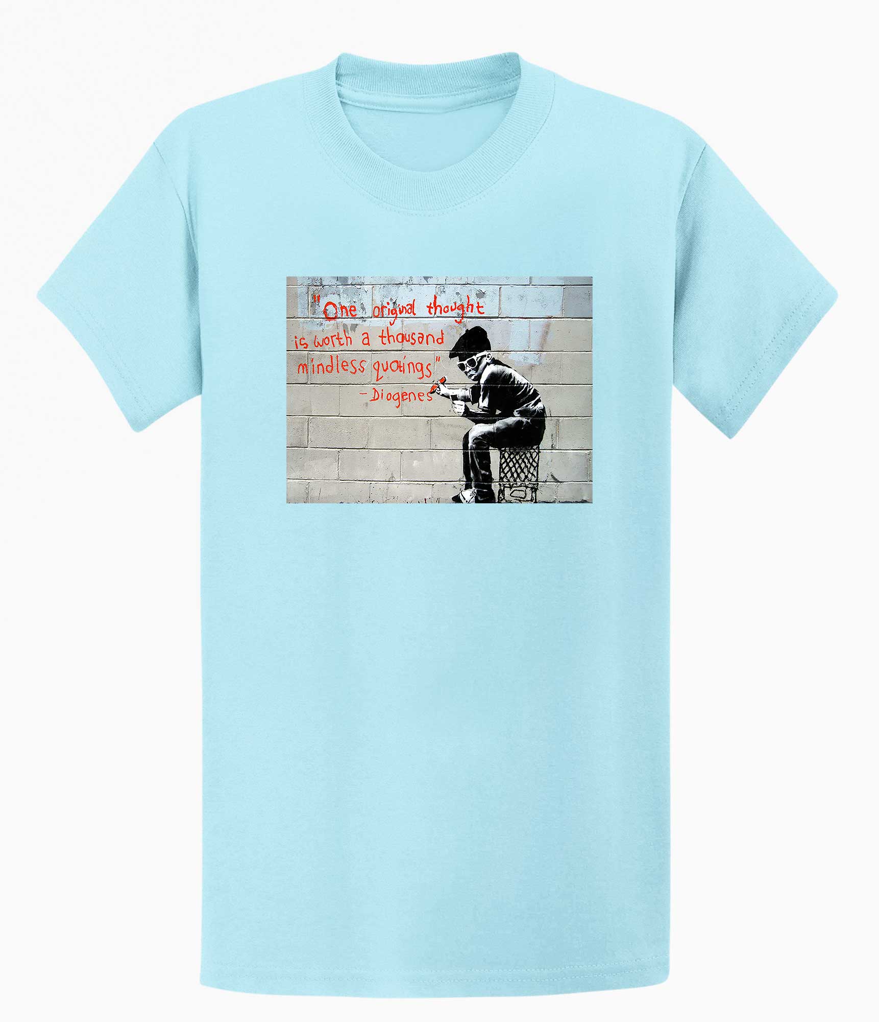 Image of Banksy T-shirt - One Original Thought Banksy-Apparel