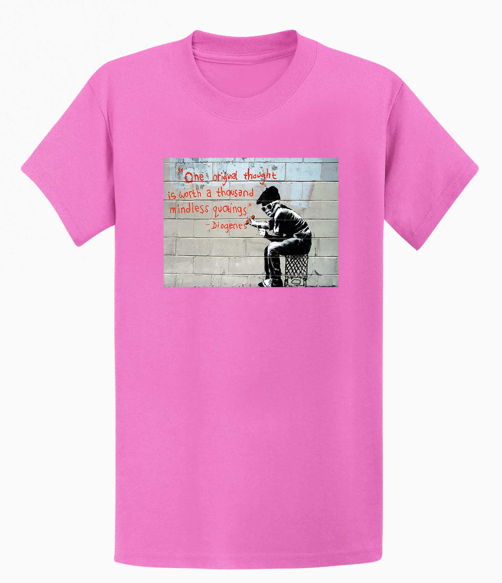 Image of Banksy T-shirt - One Original Thought Banksy-Apparel