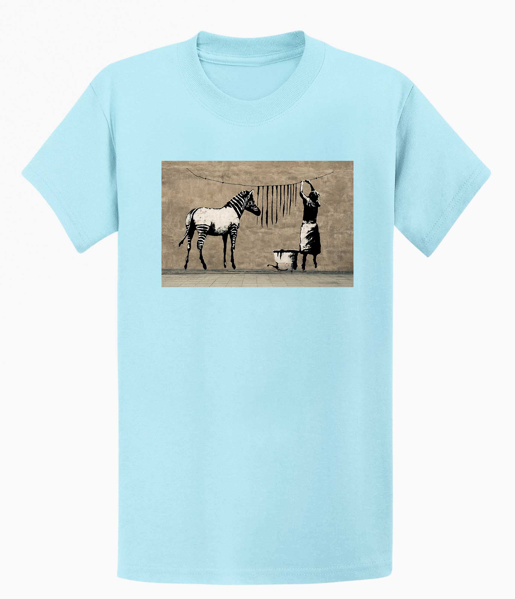 Image of Banksy T-shirt - Zebra Banksy-Apparel