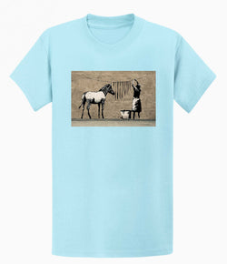 Image of Banksy T-shirt - Zebra