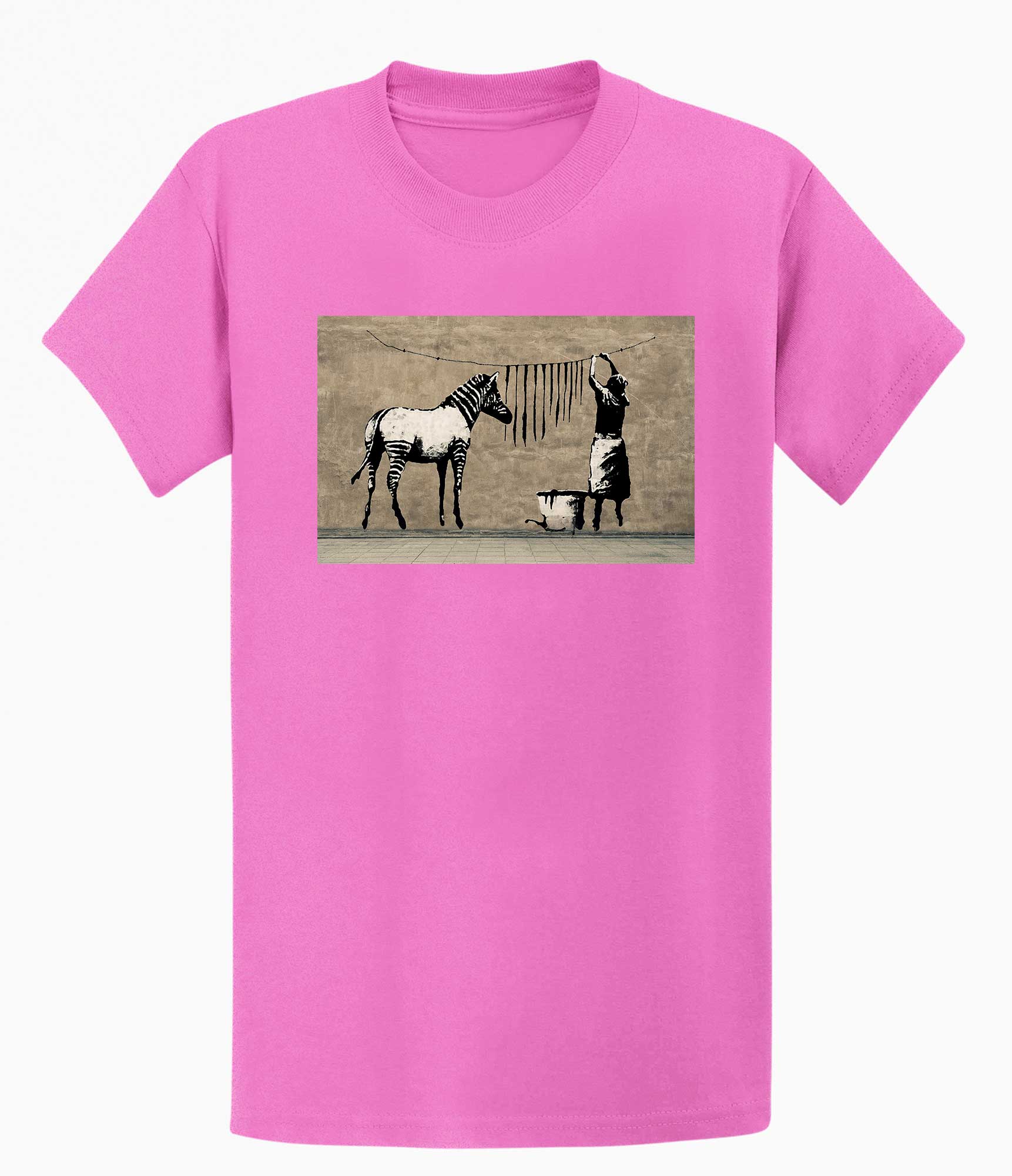 Image of Banksy T-shirt - Zebra Banksy-Apparel